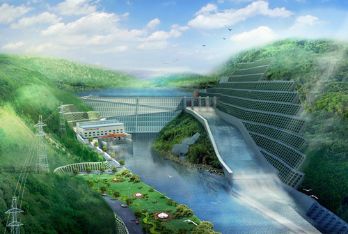 清城老挝南塔河1号水电站项目